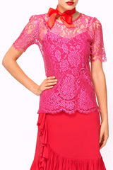 About A  Girl Lace Top